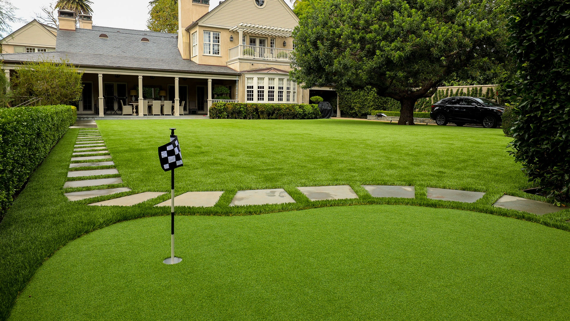 Synthetic Putting Green Design and Install in Baytown, TX